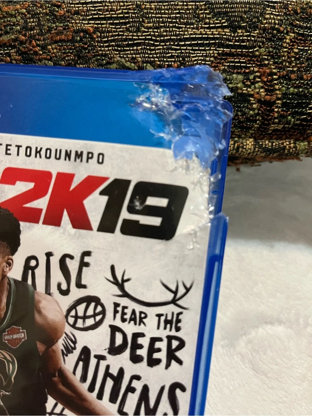 Under Armour Black Basketball Jersey - NBA 2K19 Cover Image